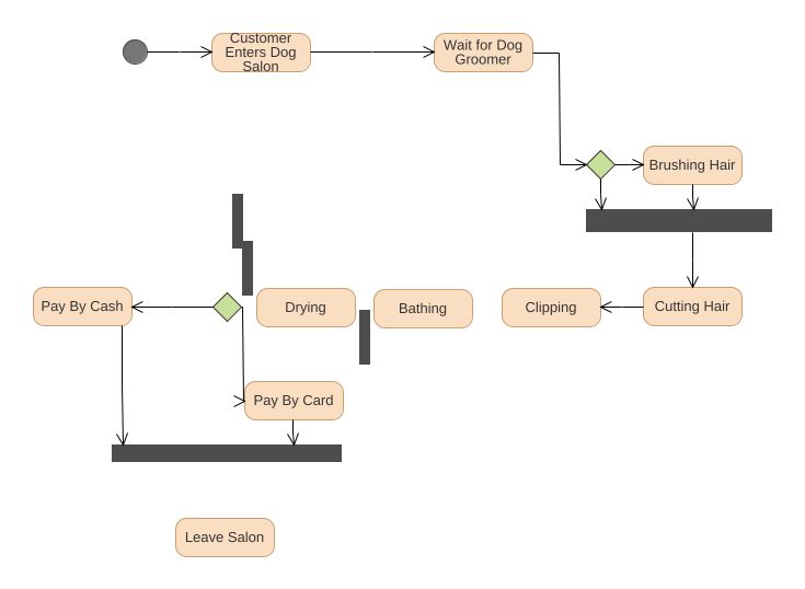 Activity Diagram For Salon Management System